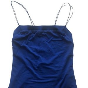 Alexander Wang Cobalt Crisscross Back Cami NWT